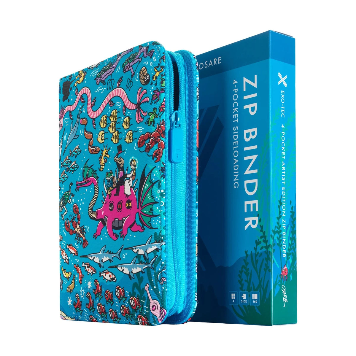 VaultX Exo-Tec Zip Binder Water: Osare 4 Pocket