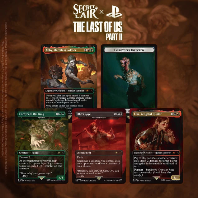 Magic The Gathering: Secret Lair x Playstation The Last of Us Part 2