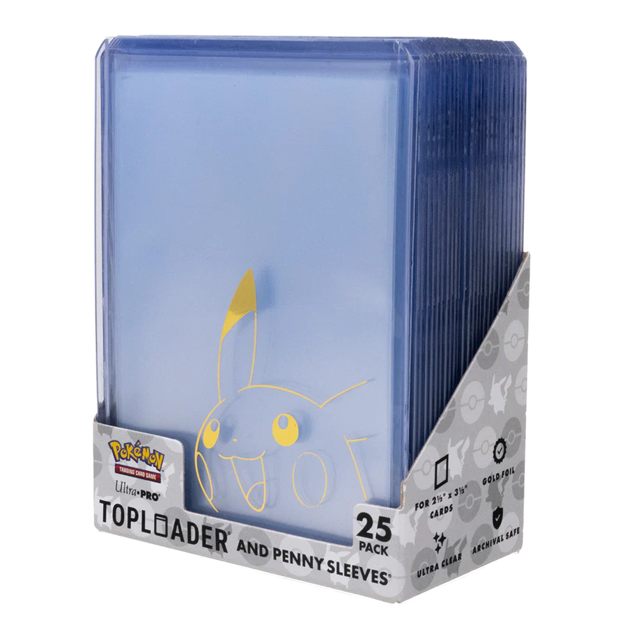 Pokemon Pikachu Toploader & Penny Sleeves Combo Pack