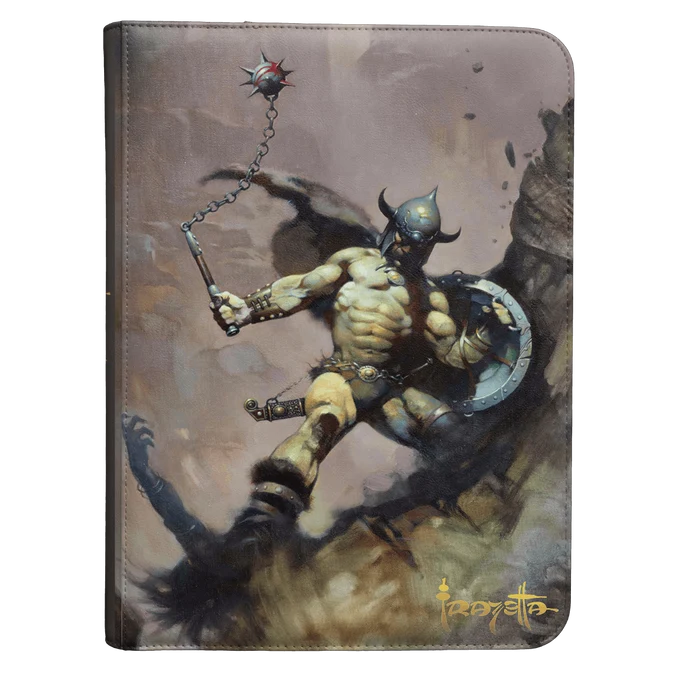Ultra Pro Artist Spotlight Frank Frazetta 9-Pocket Zippered PRO-Binder: Warrior with Ball and Chain