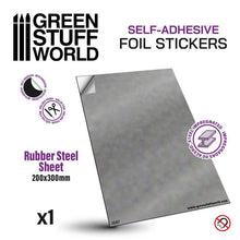 Load image into Gallery viewer, Green Stuff World Self Adhesive Rubber Steel Sheet