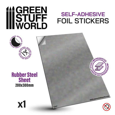 Green Stuff World Self Adhesive Rubber Steel Sheet