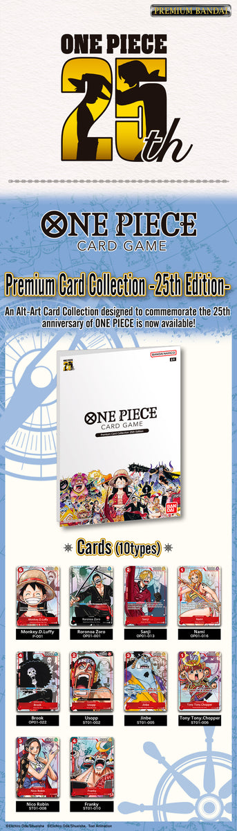 one piece card game premium card collection 25th anniversary edition Bandai ONE Piece Card Game Romance Dawn Premium Card Collection 25th  Anniversary Bandai: Buy Online at Best Price in UAE main image 0