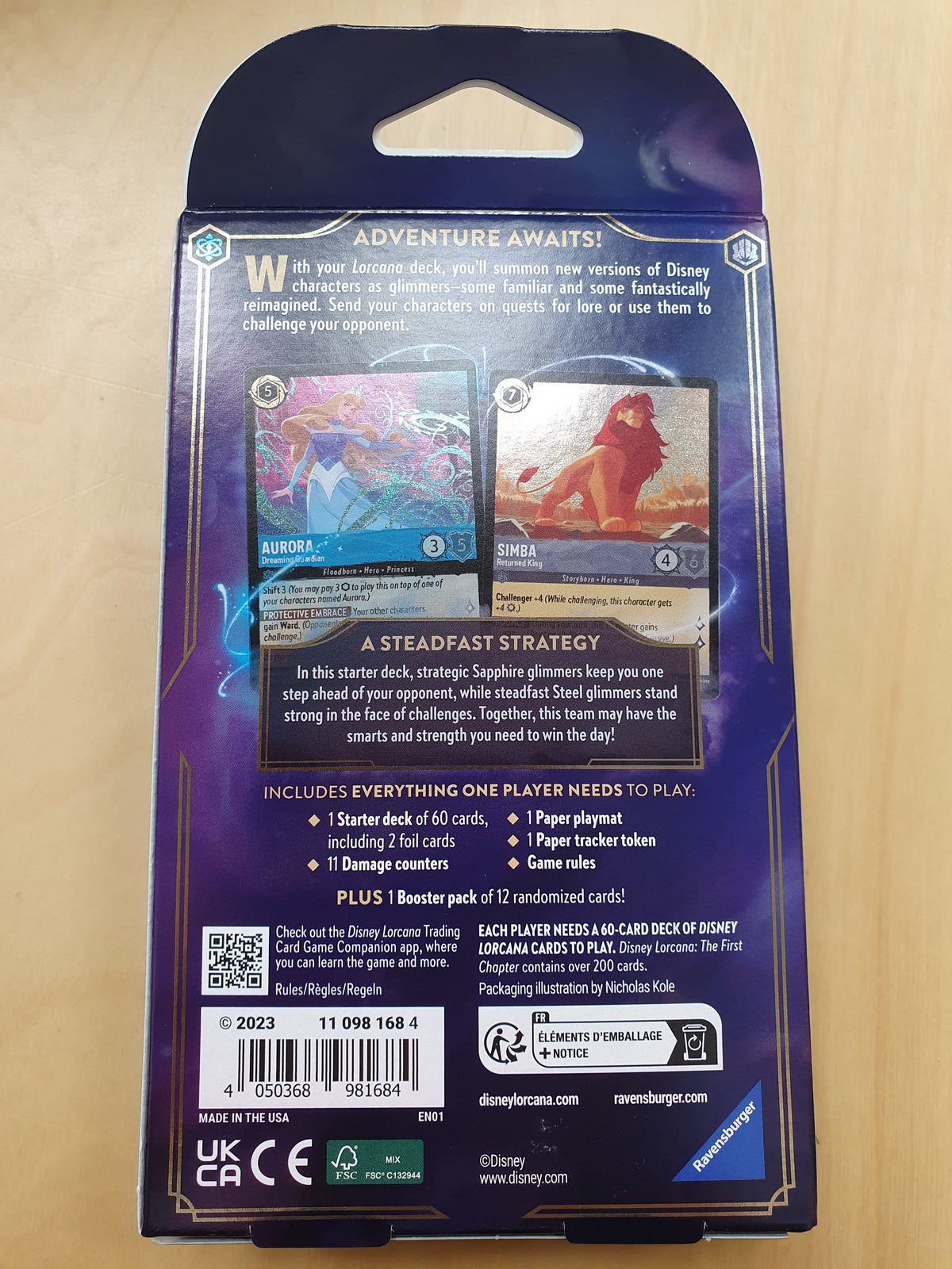 Disney Lorcana TCG: The First Chapter Starter Deck - A Steadfast Strategy