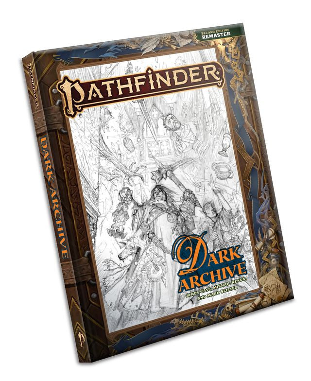 Pathfinder RPG Dark Archive (Remastered) Sketch Cover (P2)