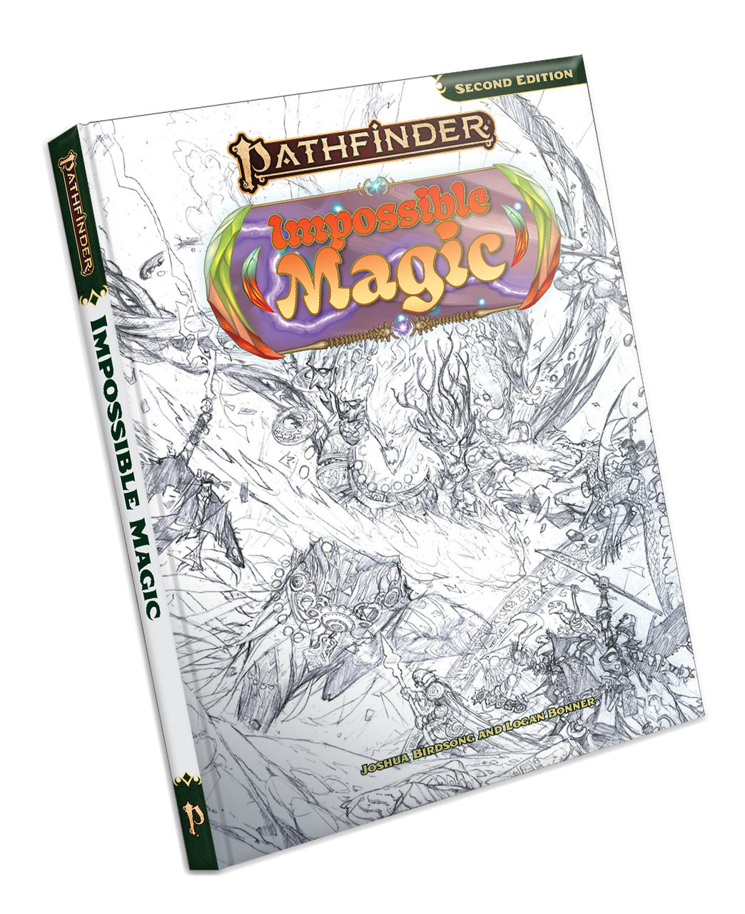 Pathfinder RPG Impossible Magic Sketch Cover