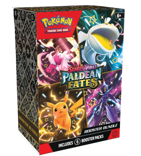 Pokemon TCG Scarlet & Violet Paldean Fates Booster Bundle