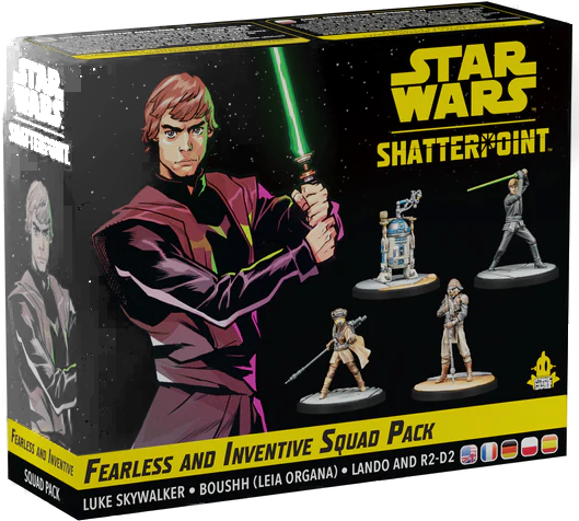 Star Wars Shatterpoint Fearless and Inventive (Jedi Luke Skywalker) Squad Pack