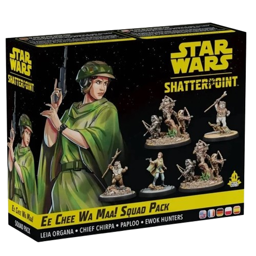 Star Wars Shatterpoint Ee Chee Wa Maa! (Leia and Ewoks) Squad Pack