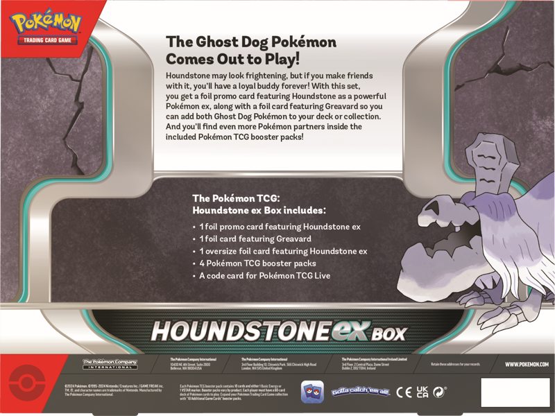 Pokemon TCG Houndstone ex Box – Travelling Man UK
