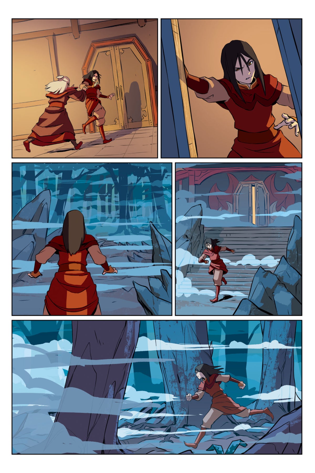 Avatar The Last Airbender: Azula In The Spirit Temple