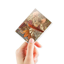 Load image into Gallery viewer, MTG Bloomburrow APEX Deck Protector Sleeves (105) Mabel Heir to Cragflame