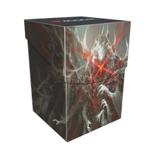 Load image into Gallery viewer, MTG Duskmourn 100+ Deck Box featuring Valgavoth, Harrower of Souls (Commander)