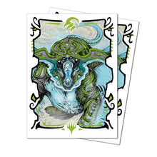 Load image into Gallery viewer, Magic The Gathering Tarkir: Dragonstorm 105ct Apex Deck Protectors Temur