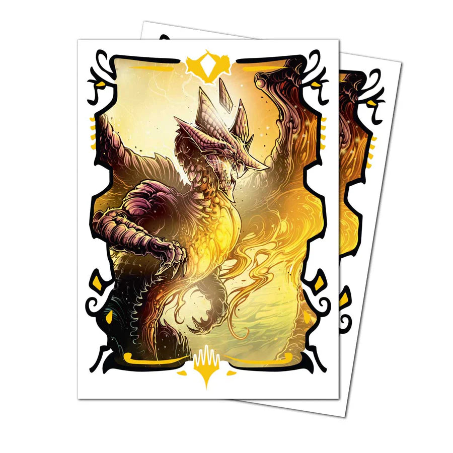 Magic The Gathering Tarkir: Dragonstorm 105ct Apex Deck Protectors Abzan