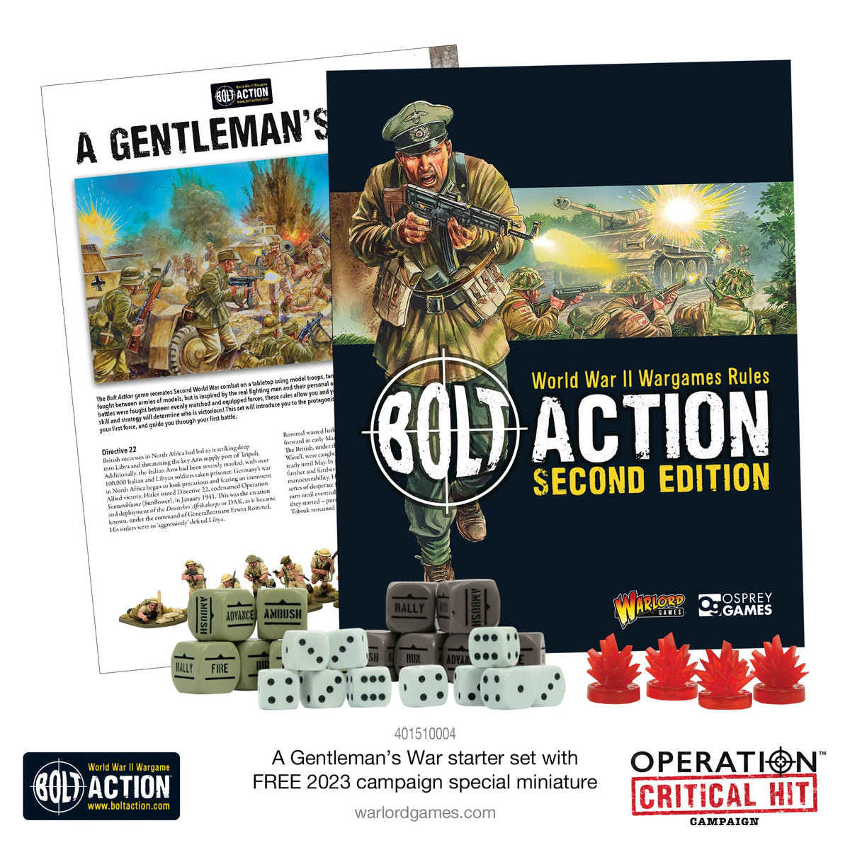 Bolt Action Starter Set ''A Gentleman's War'' Western Desert