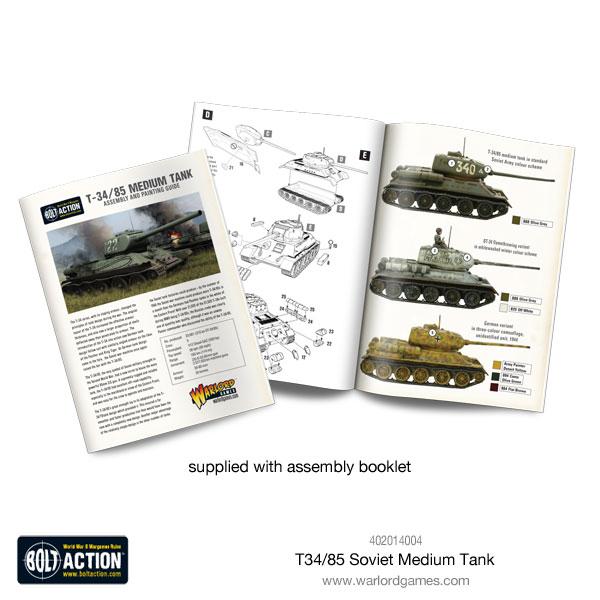 Bolt Action T-34/85 Medium Tank