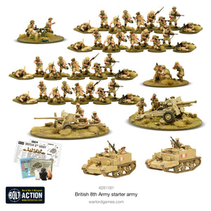 Bolt Action British 8th Army Starter Army