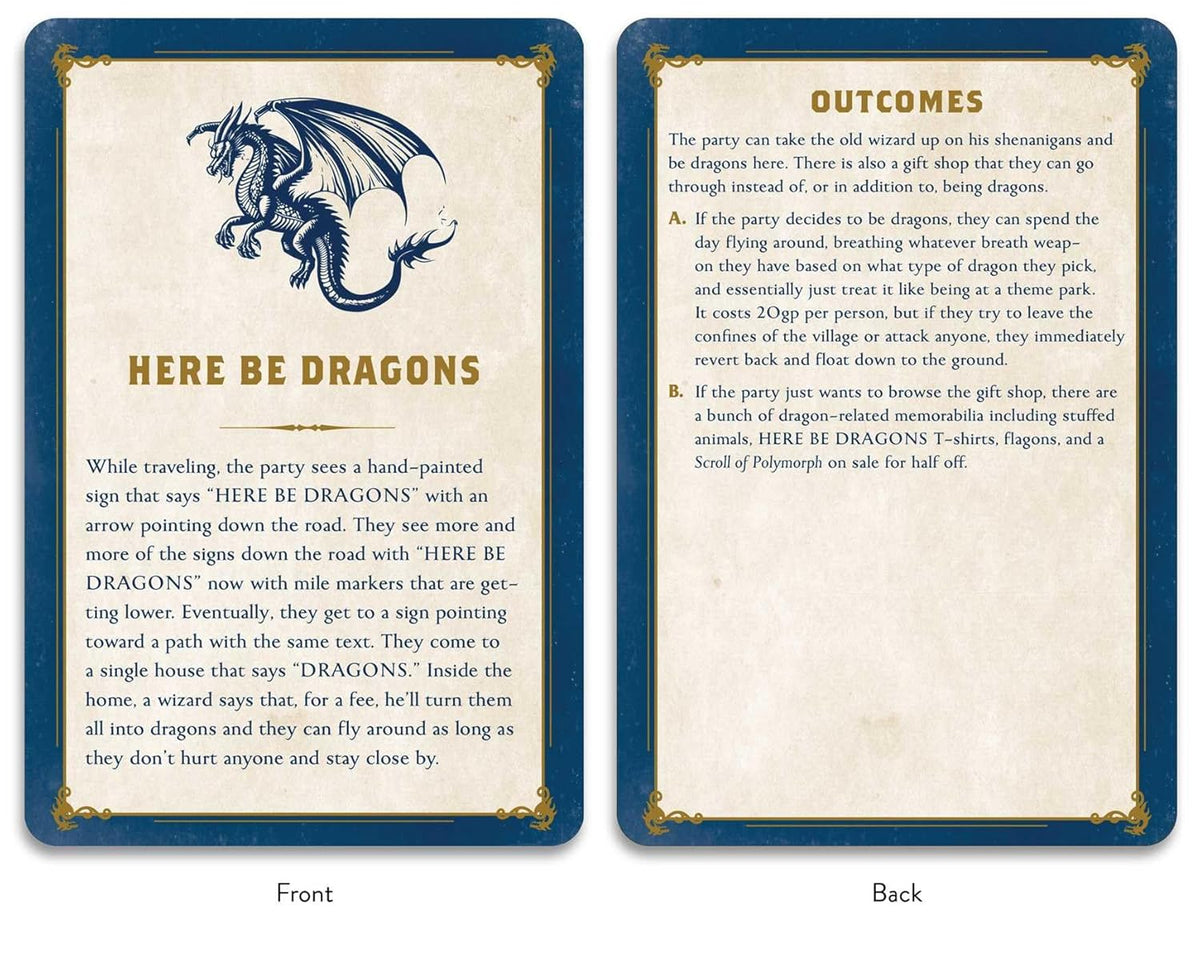 The Düngeonmeister Deck of Side Quests