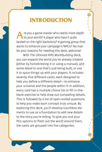 Load image into Gallery viewer, The Ultimate RPG Worldbuilding Deck