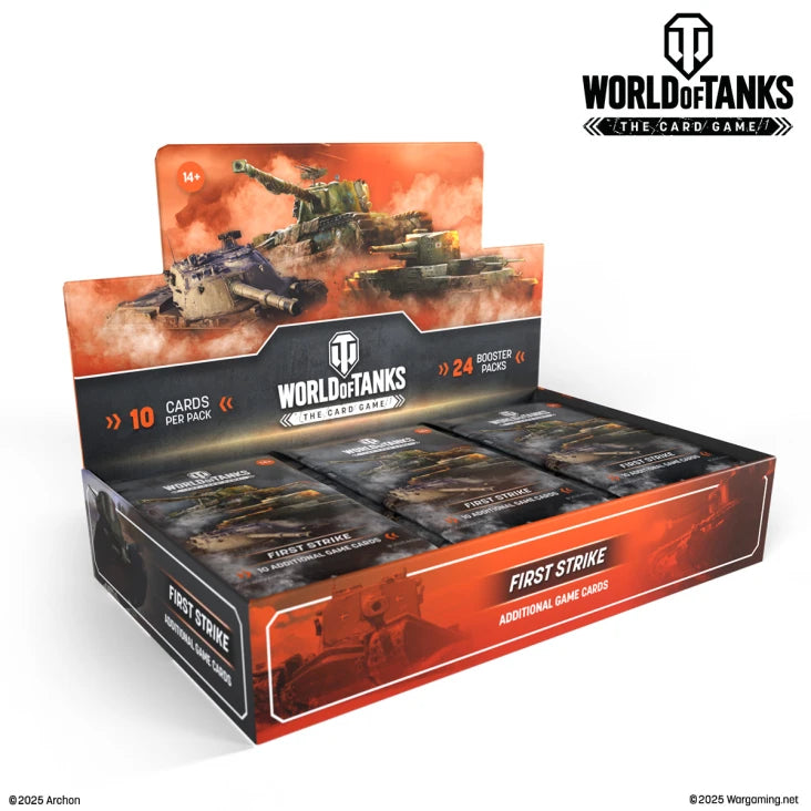 World of Tanks The Card Game: First Strike Booster Display
