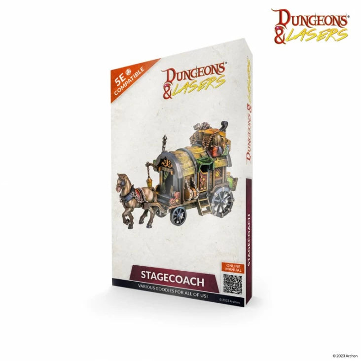 Dungeons & Lasers Miniatures Stagecoach