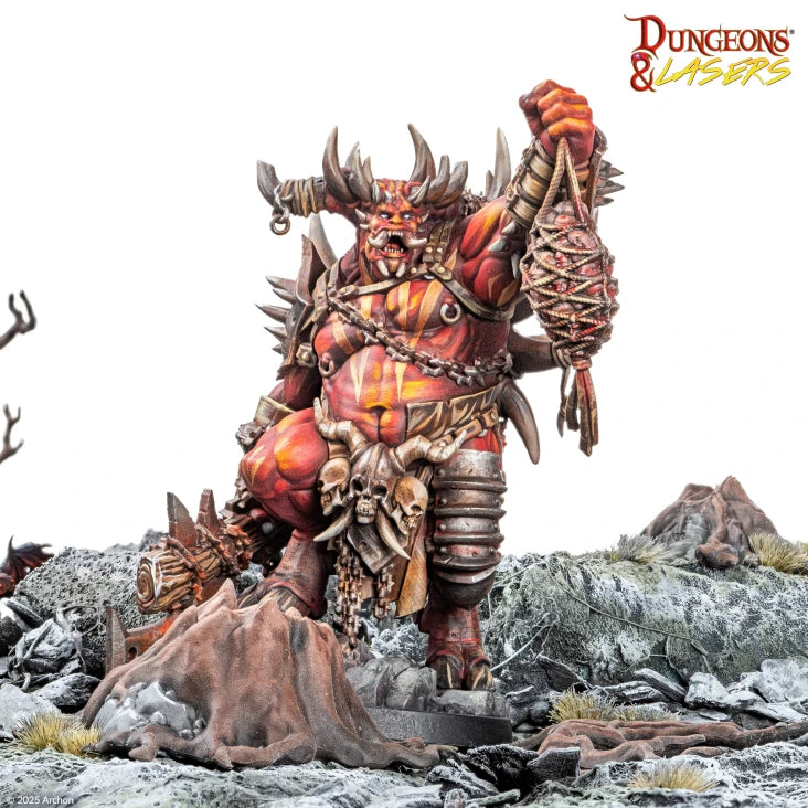 Dungeons & Lasers Miniatures Baef the Horned Demon