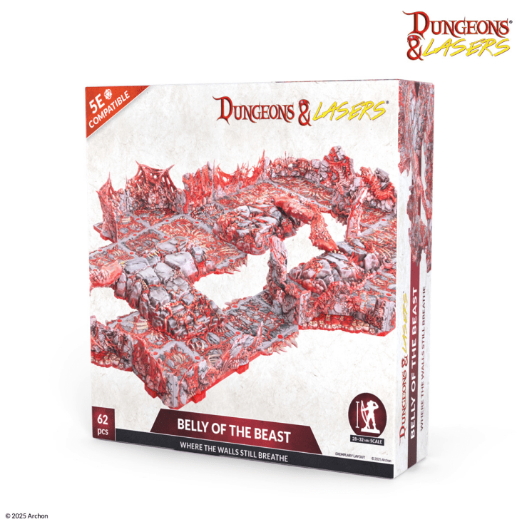 Dungeons & Lasers Belly of the Beast Terrain