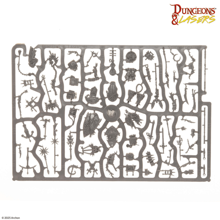 Dungeons & Lasers Miniatures Adventurer's Gear Set
