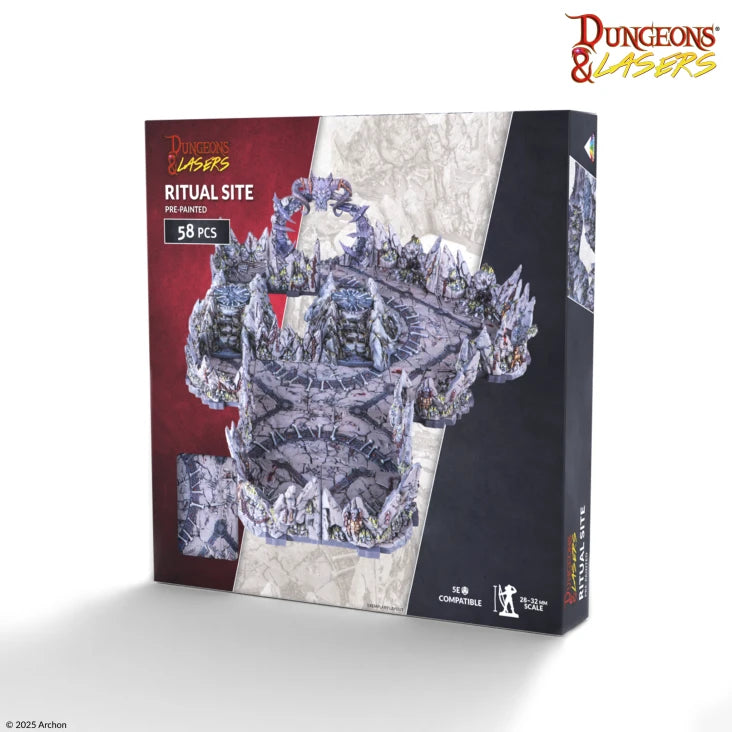 Dungeons & Lasers Ritual Site Prismacast Pre-Painted Terrain