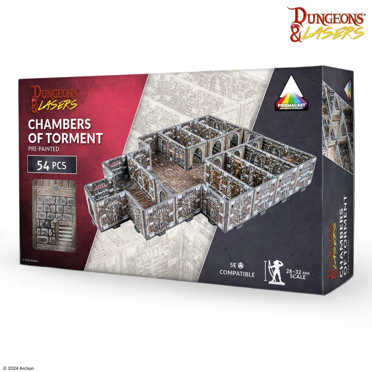 Dungeons & Lasers Chambers of Torment Prismacast Pre-Painted Terrain