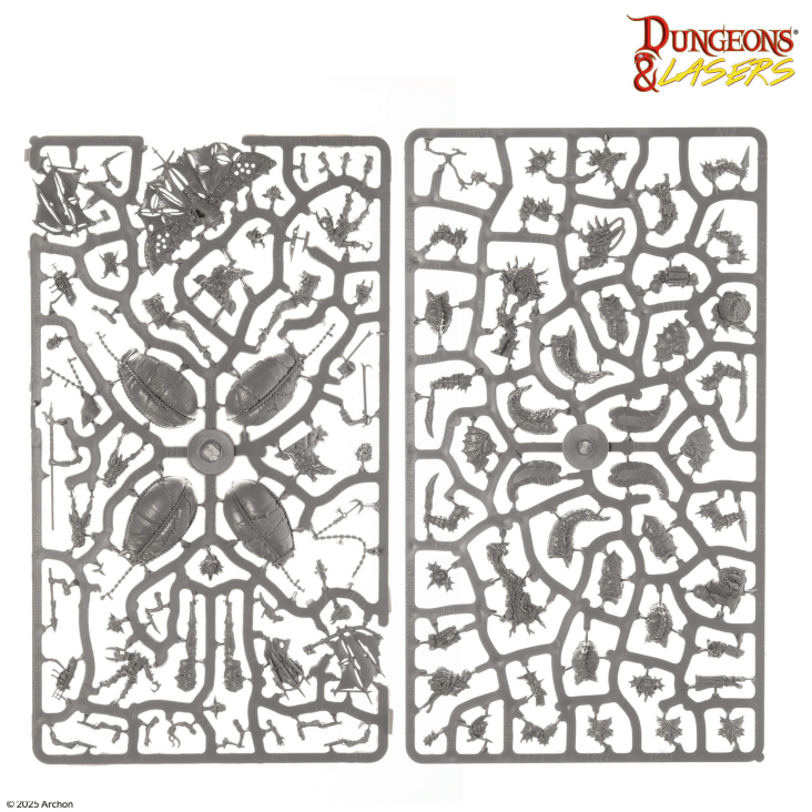 Dungeons & Lasers Miniatures Raiders and Beasts: Scareguards Archipelago