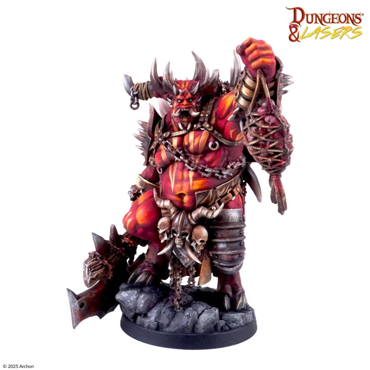 Dungeons & Lasers Miniatures Baef the Horned Demon