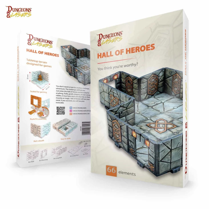 Dungeons & Lasers Miniatures Hall of Heroes
