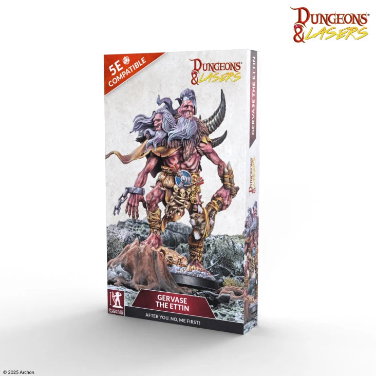 Dungeons & Lasers Miniatures Gervase the Ettin