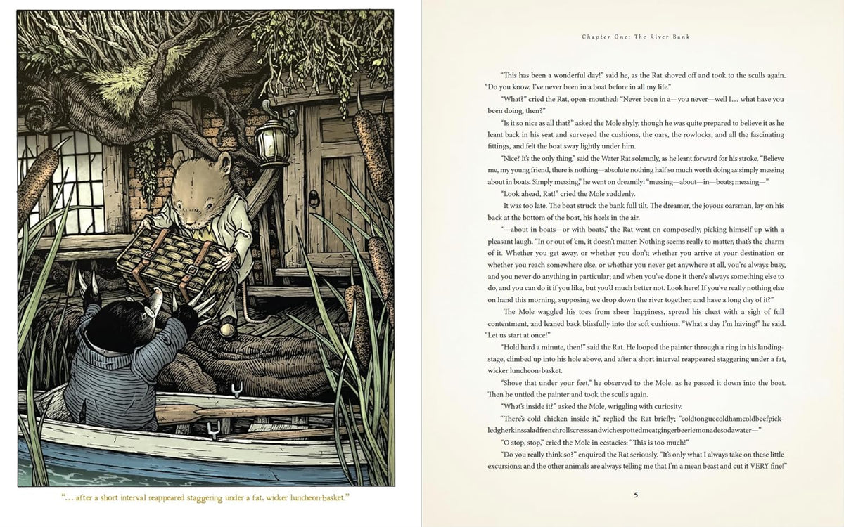 The Wind in the Willows: With Illustrations by David Petersen