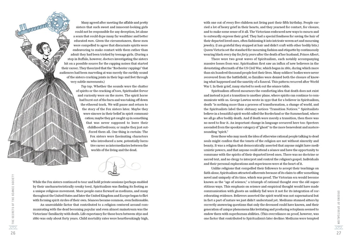 The Secrets of the Seance Society: Illustrated True Stories of Talking to the Dead