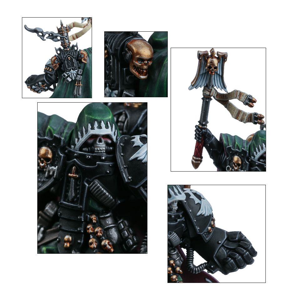 Warhammer 40 000 – Black Templiers : Execrator (Aumônier) – Kit Plastique 28 Pièces – Base 40 Mm – Figurine à Assembler