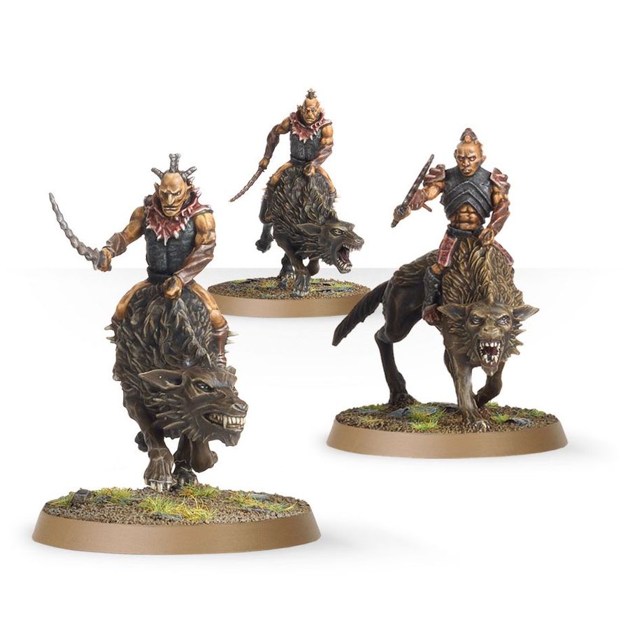 The Lord Of The Rings Hunter Orcs On Fell Wargs