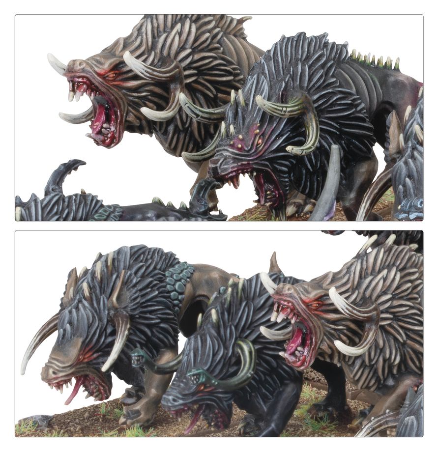 Warhammer The Old World Warriors of Chaos Chaos Warhounds