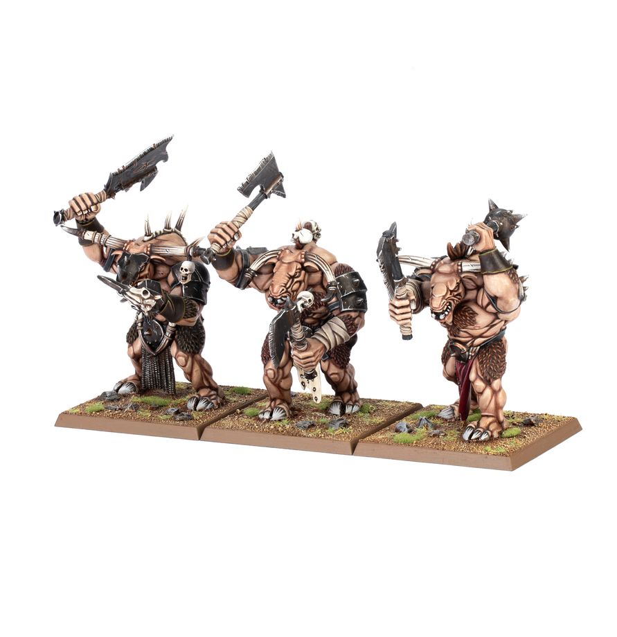 Warhammer The Old World Beastmen Brayherds Minotaur Herd