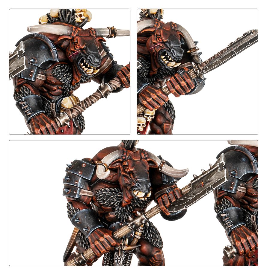 Warhammer The Old World Beastmen Brayherds Minotaur Herd