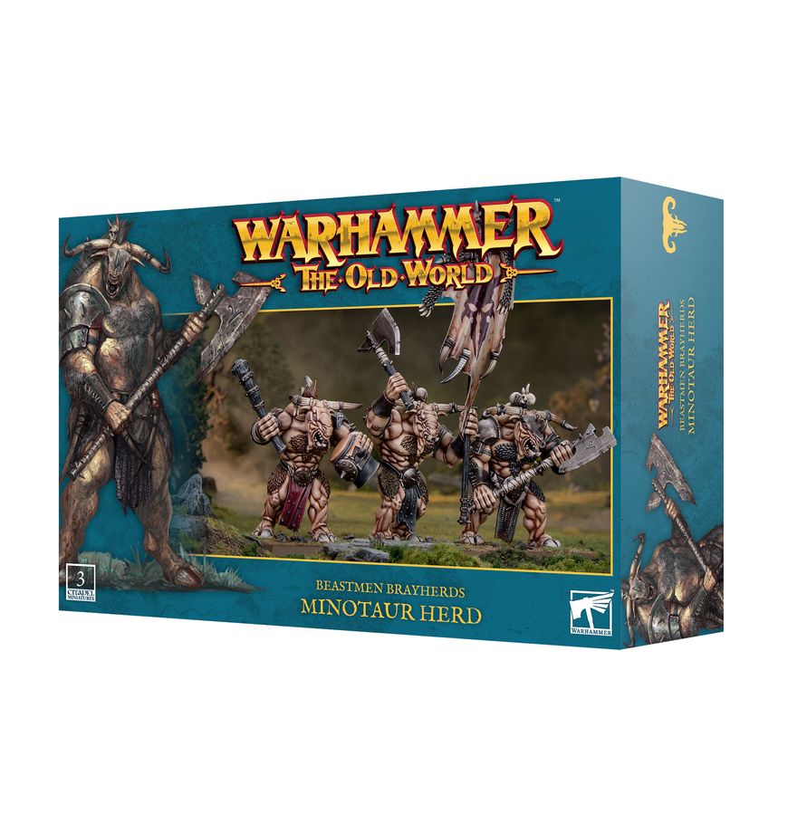 Warhammer The Old World Beastmen Brayherds Minotaur Herd