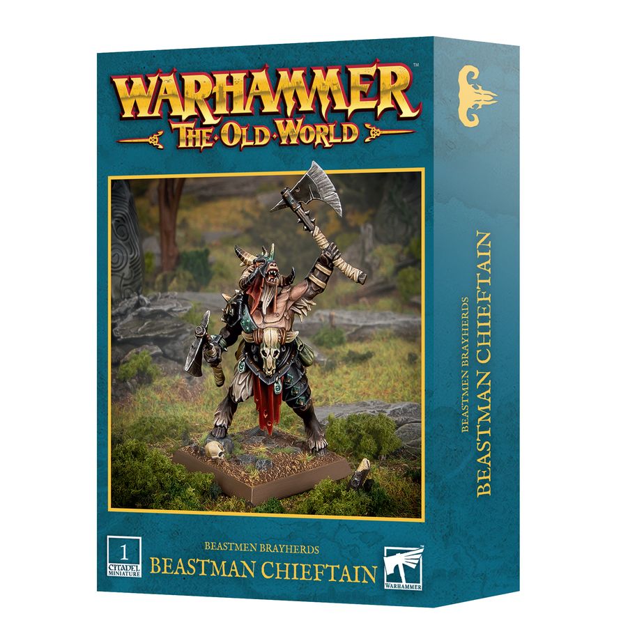 Warhammer The Old World Beastmen Brayherds Beastman Chieftain