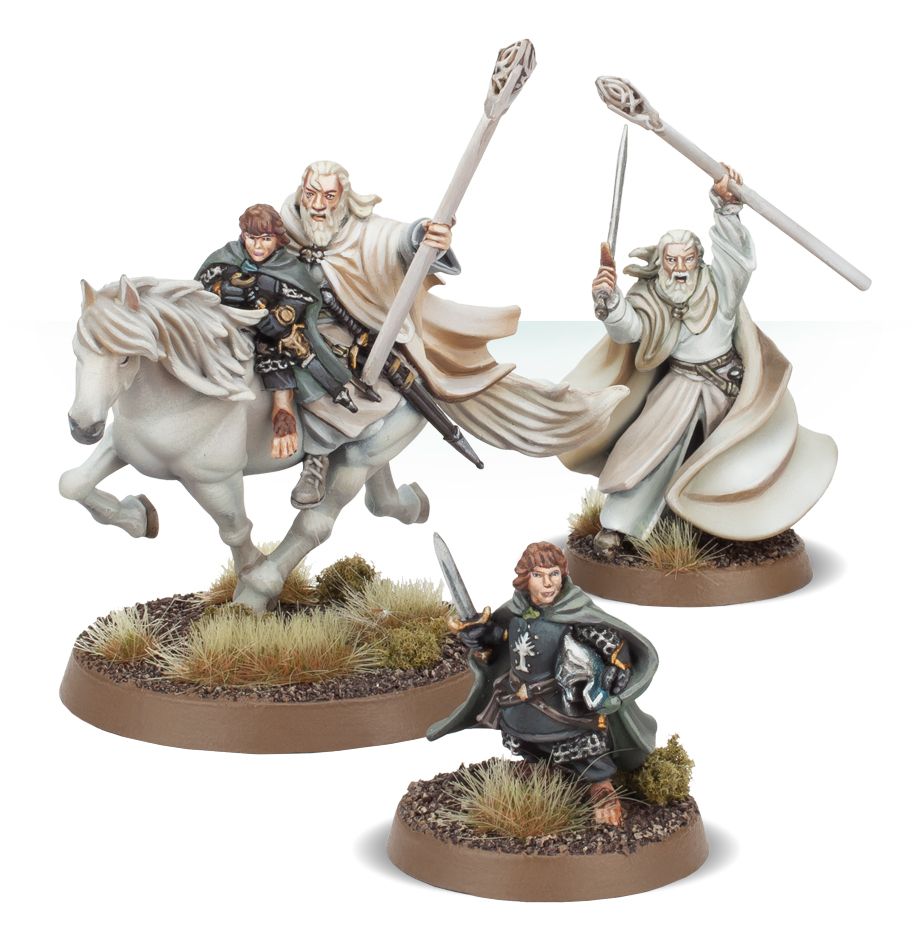 The Lord Of The Rings Gandalf the White & Peregrin Took