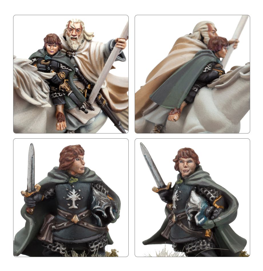 The Lord Of The Rings Gandalf the White & Peregrin Took