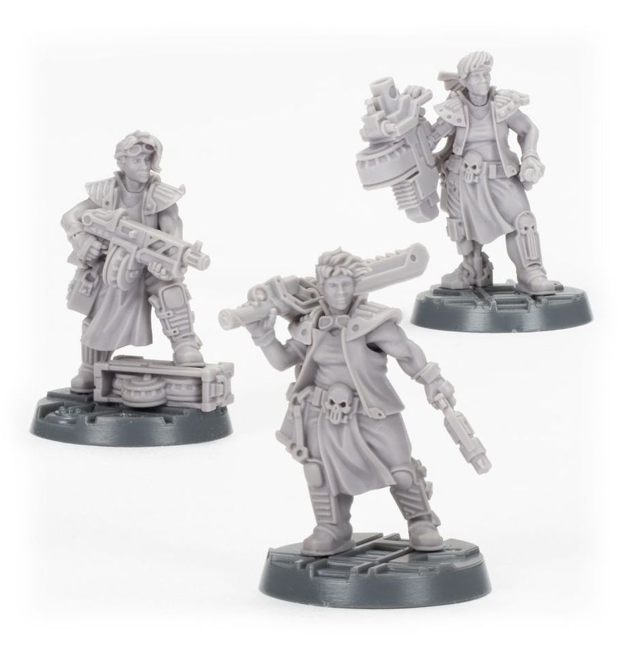 Necromunda Orlock Champion And Gangers