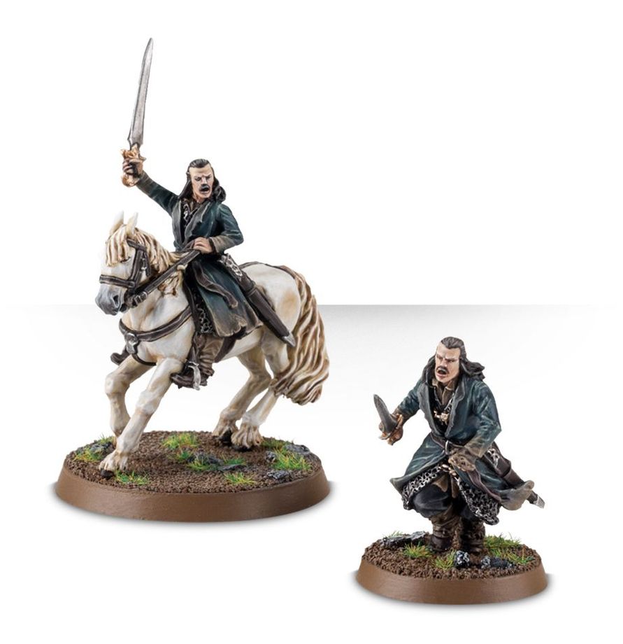 The Lord Of The Rings Bard the Bowman on Foot & Mounted