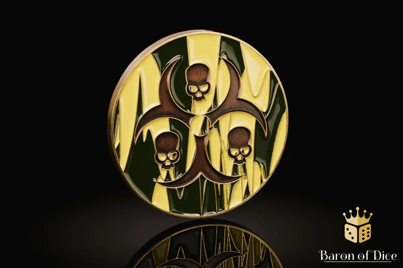 Baron Of Dice 40mm Objective Coin Diseased