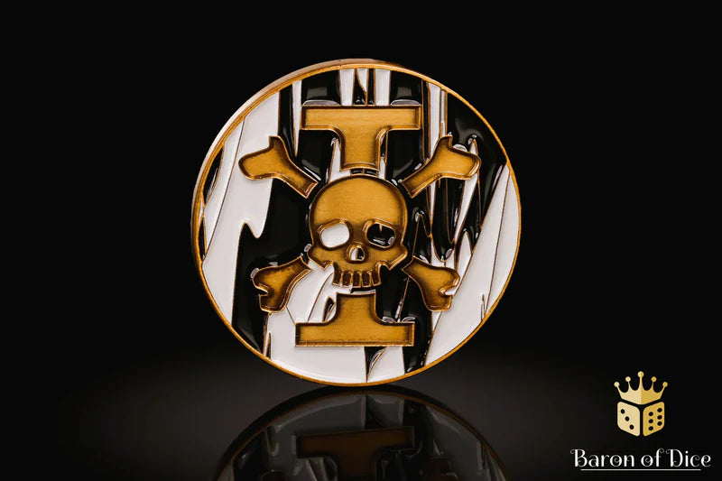 Baron Of Dice 40mm Objective Coin Inquisition Order